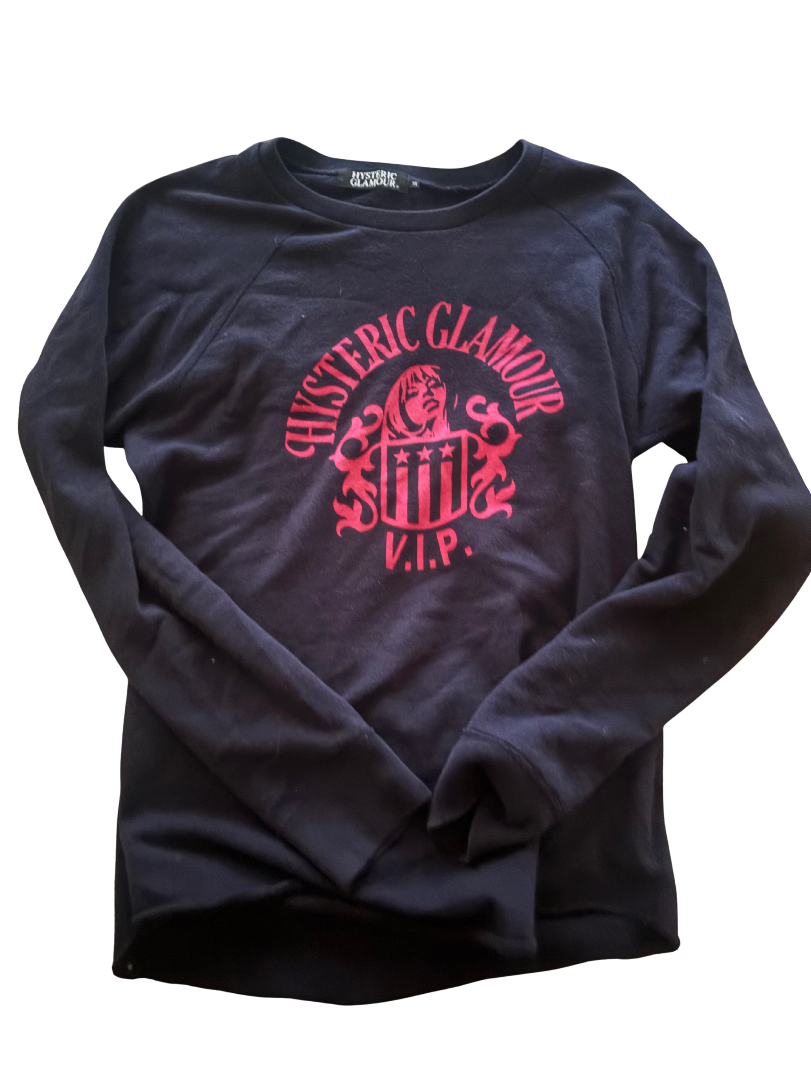 RARE Hysteric Glamour 80s “VIP” Long Sleeve